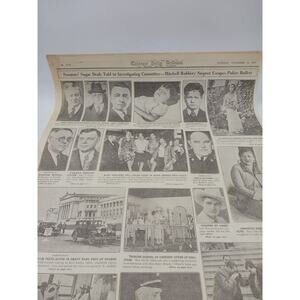 1931 Senators Sugar Stocks Tom Mix Dino Grandi Chicago Motor Club Frank Tufano